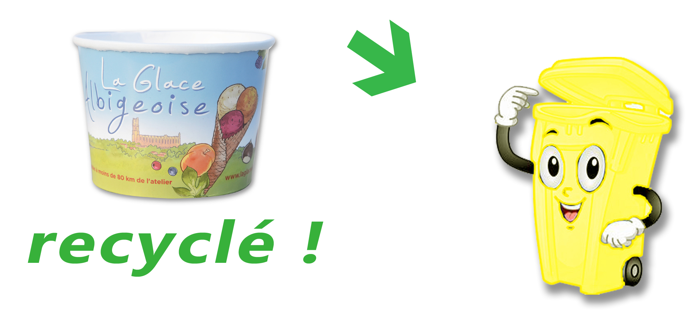 pots recyclés